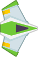 Green spaceship 2